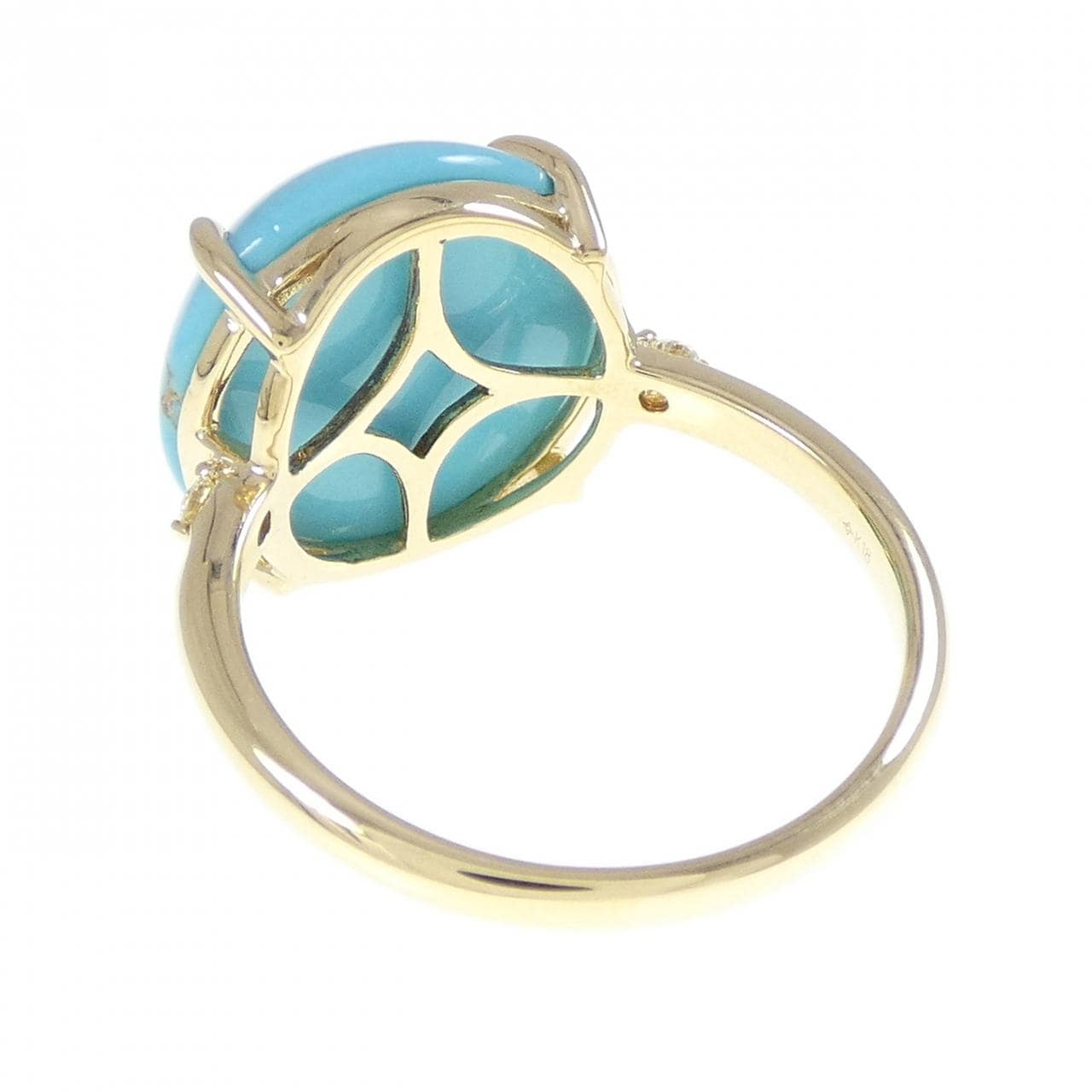 ジーエスティービー ターコイズ リング 6.00CT