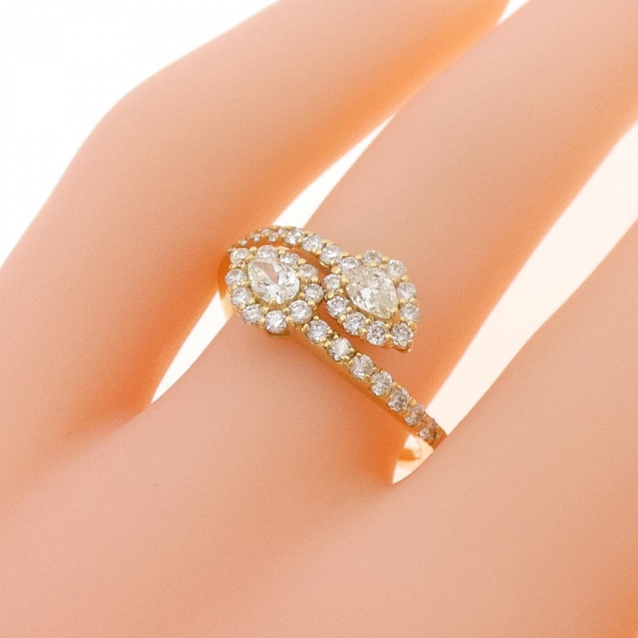 【新品】K18YG ダイヤモンド リング 0.70CT