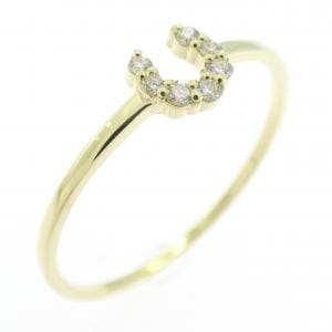 【新品】K18YG ダイヤモンド リング 0.06CT