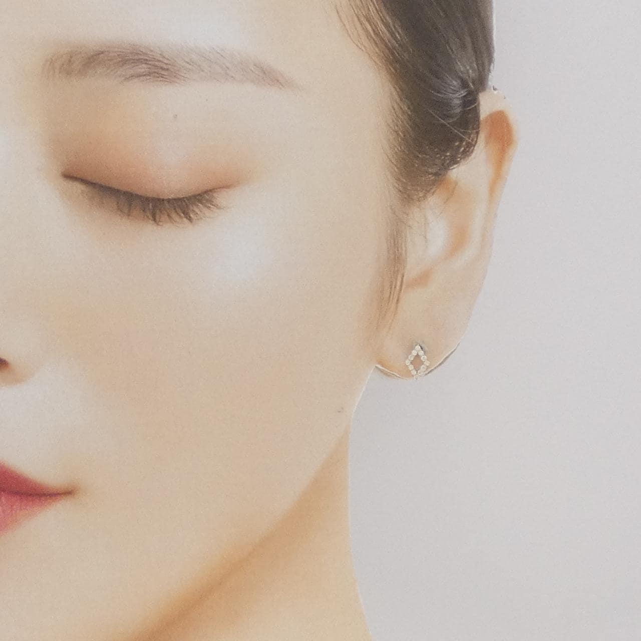 【リメイク】K18YG ダイヤモンド ピアス 0.20CT