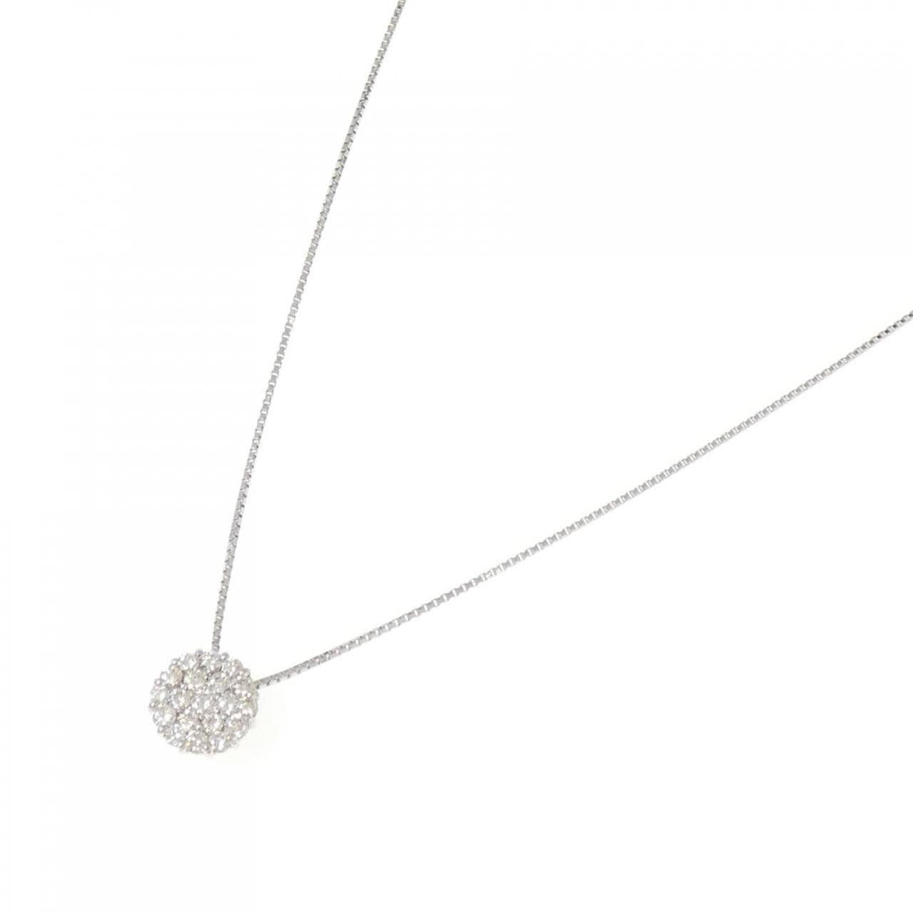 PT900/PT850 ダイヤモンド ネックレス 0.45CT