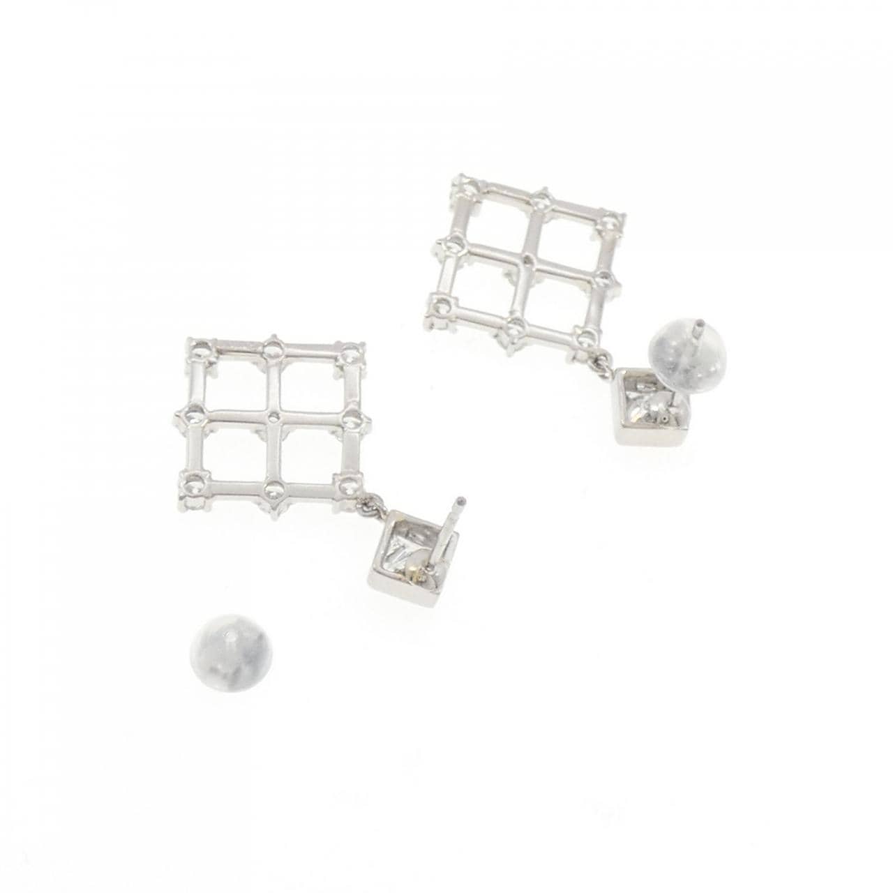 PT900 ダイヤモンド ピアス 1.34CT