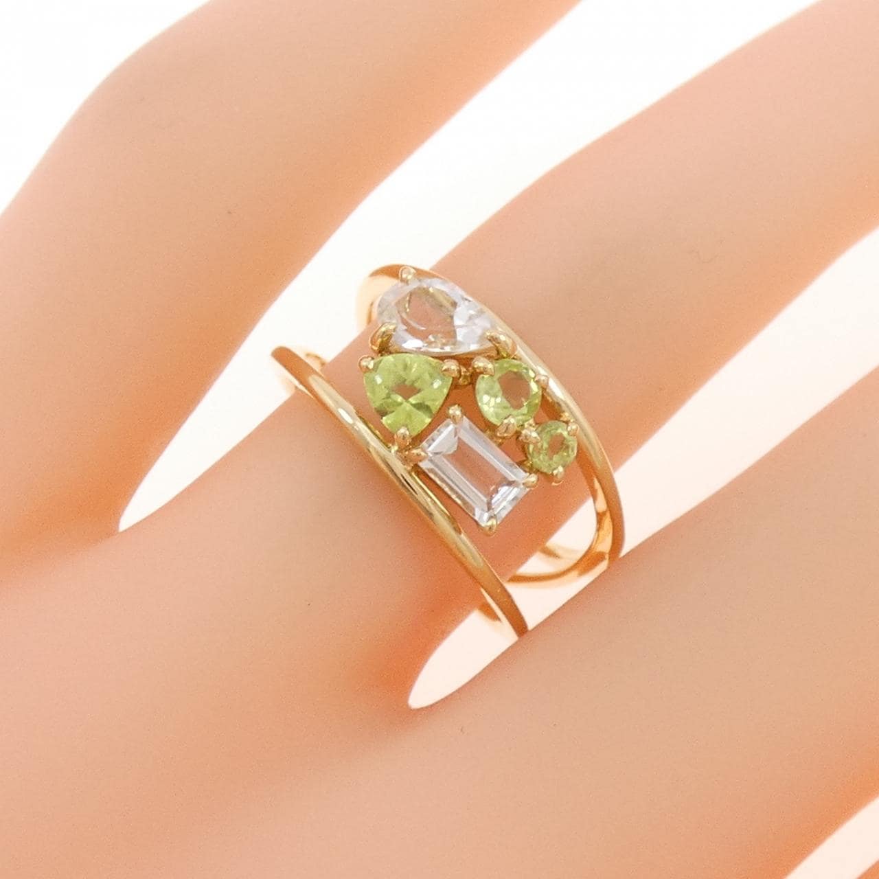 スタージュエリー ペリドット リング