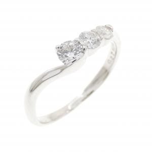 K18WG ダイヤモンド リング 0.27CT