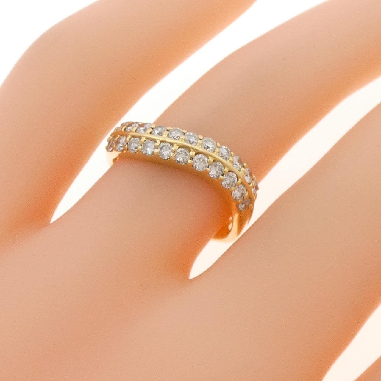 750YG ダイヤモンド リング 0.57CT