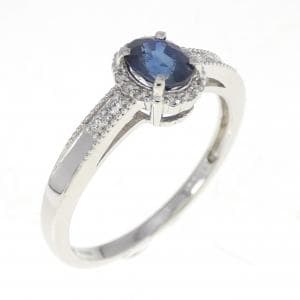 PT サファイヤ リング 0.50CT