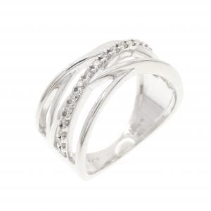 K10WG ダイヤモンド リング 0.16CT