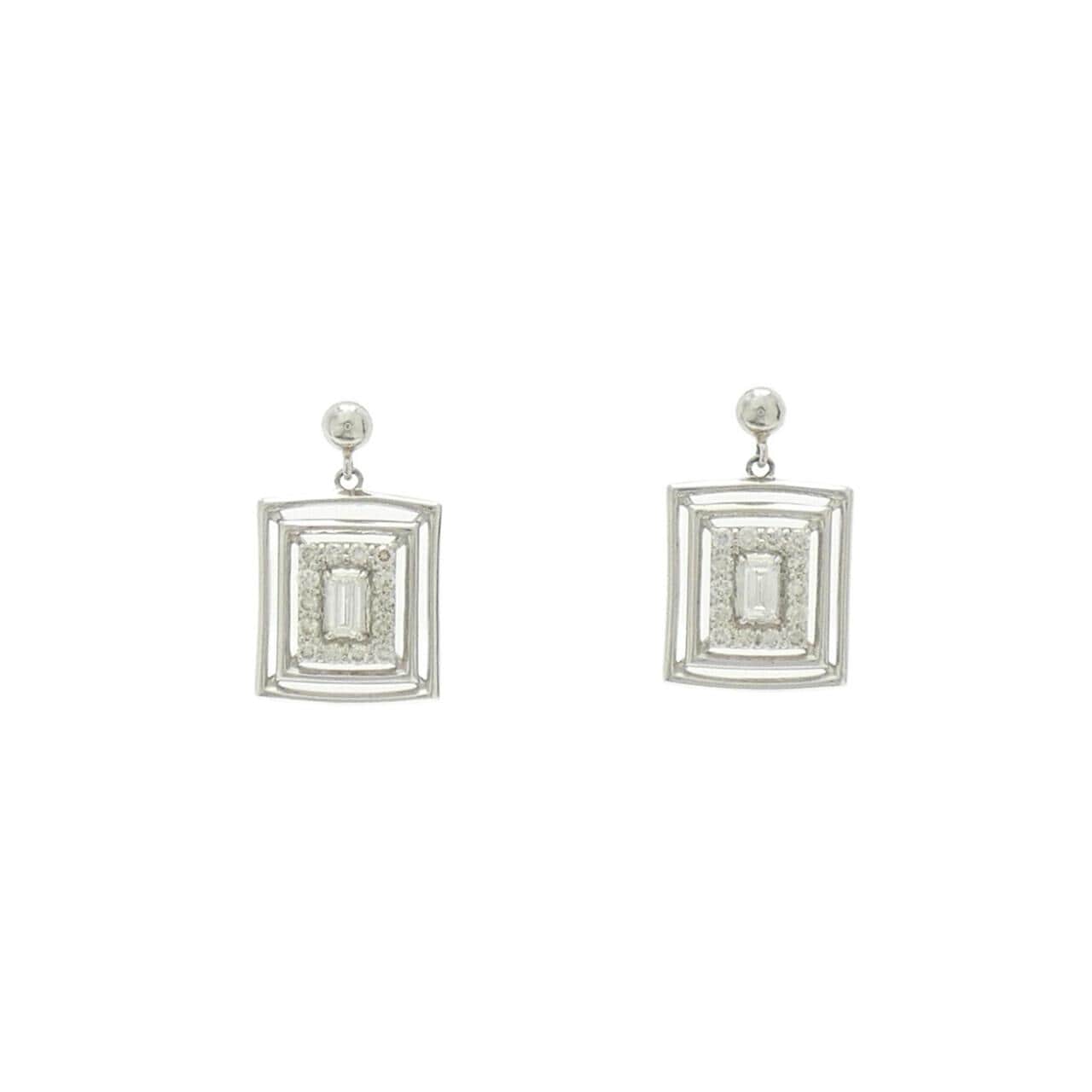 【新品】PT900 ダイヤモンド ピアス 0.30CT