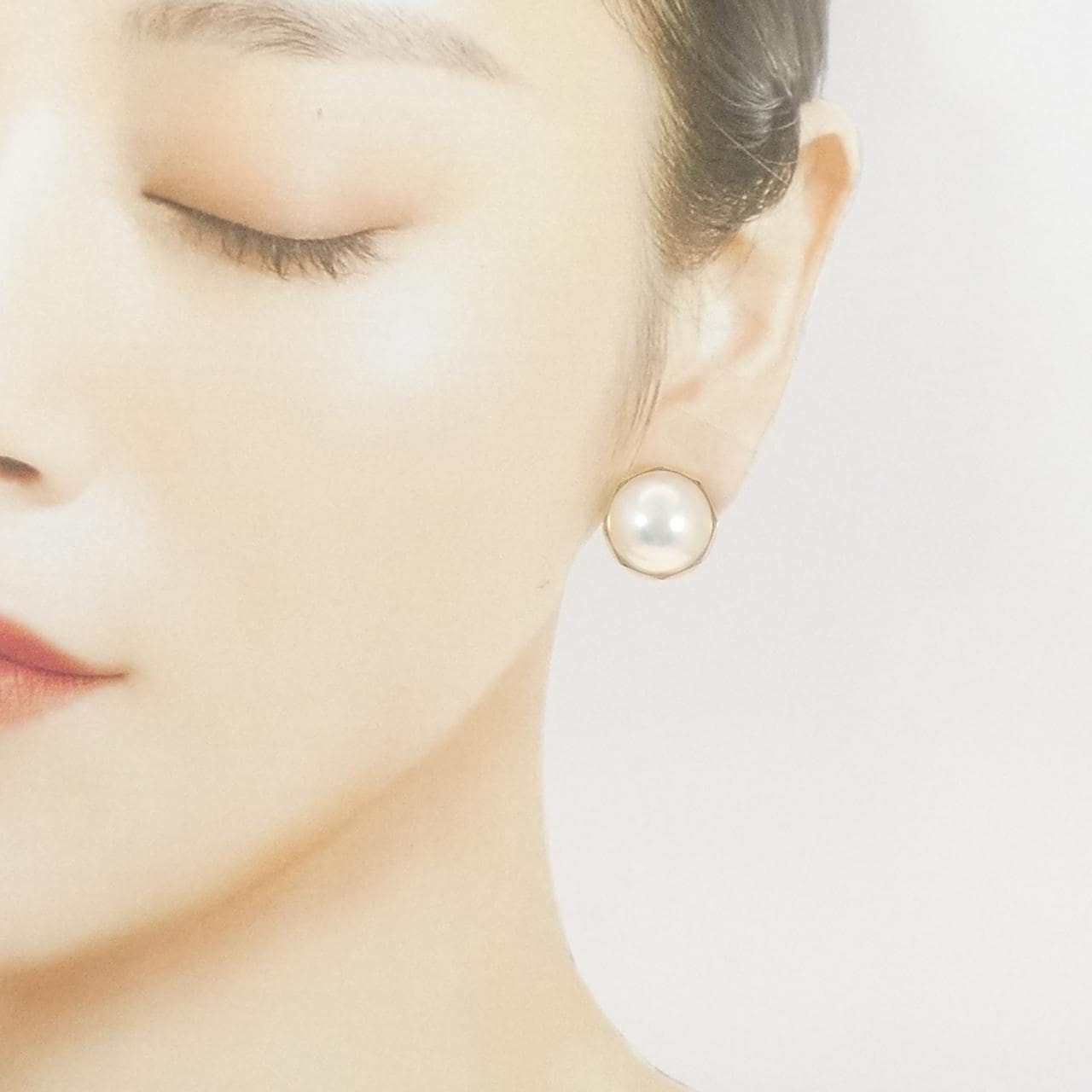 K18YG マベパール ピアス