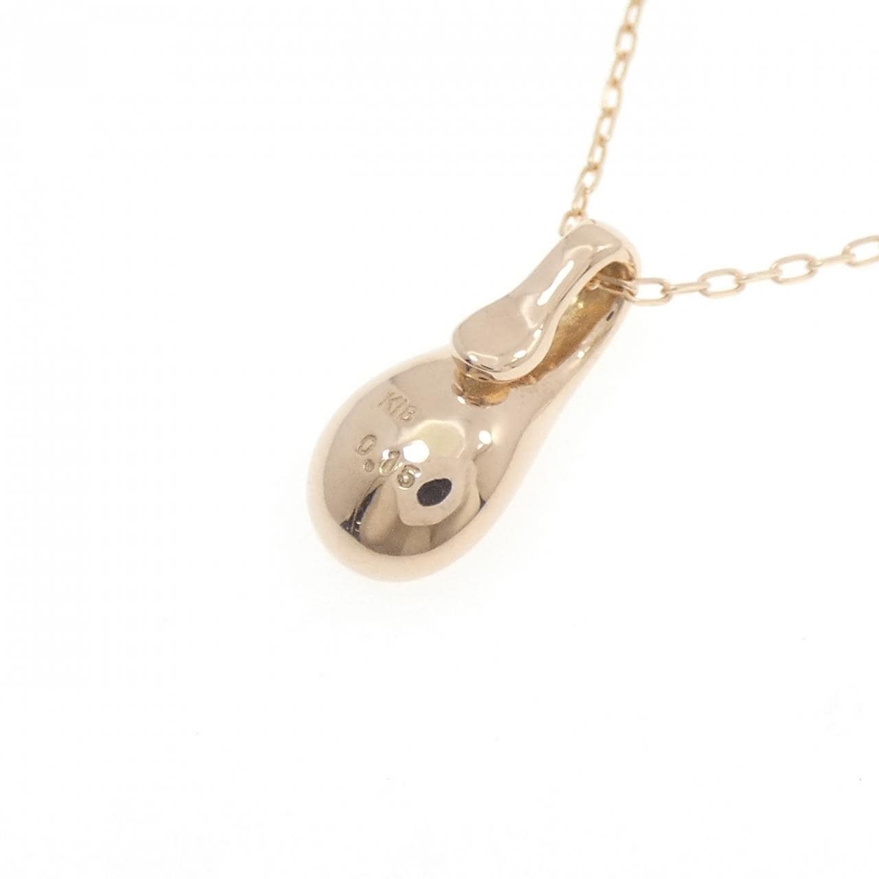 K18PG ダイヤモンド ネックレス 0.15CT