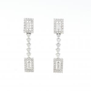 18KWG Diamond Earrings