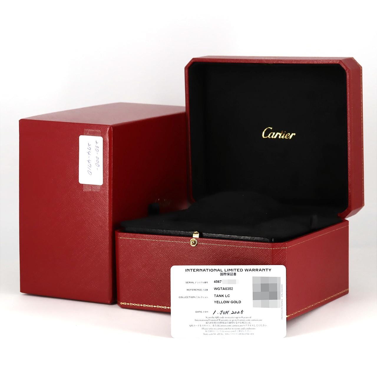 カルティエ タンクルイカルティエミニ YG WGTA0352 YG クォーツ