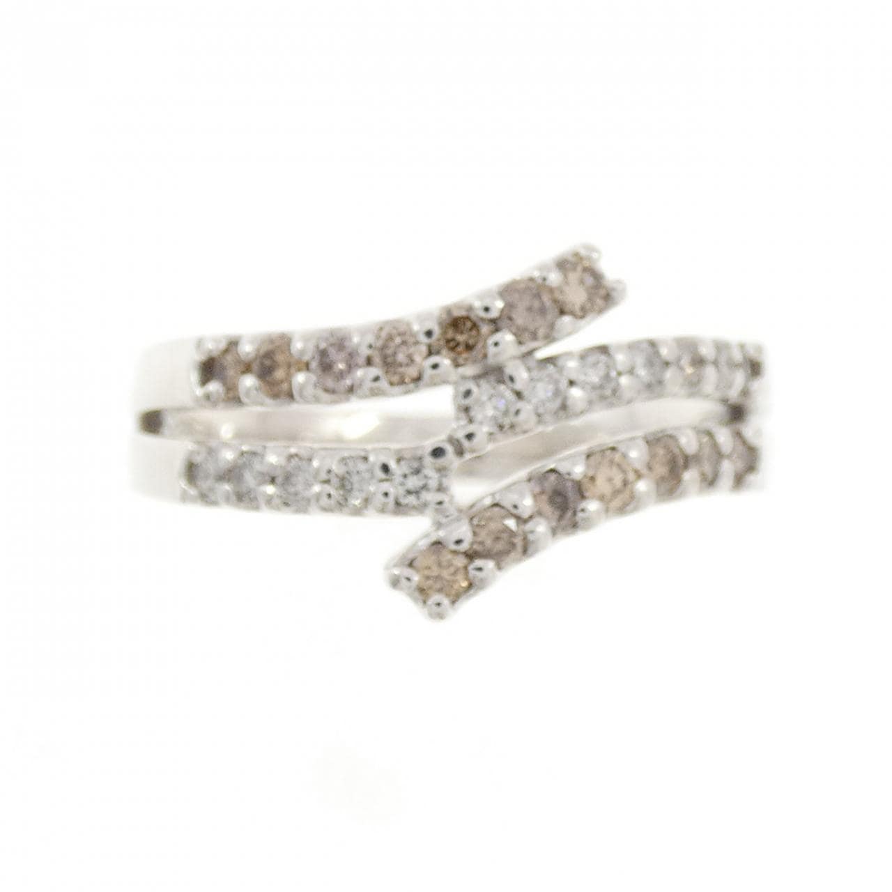 K18WG ダイヤモンド リング 0.50CT