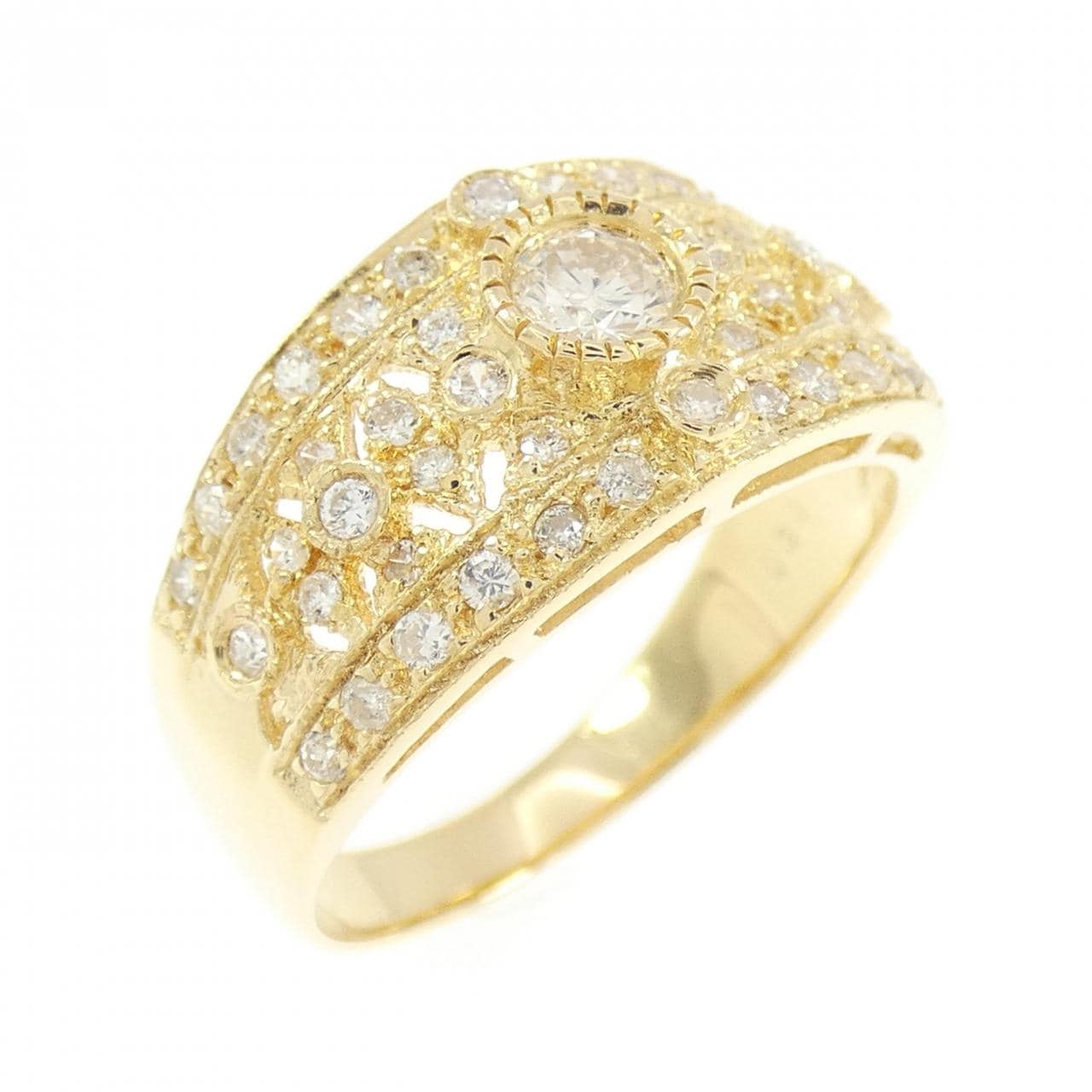 K18YG ダイヤモンド リング 0.30CT