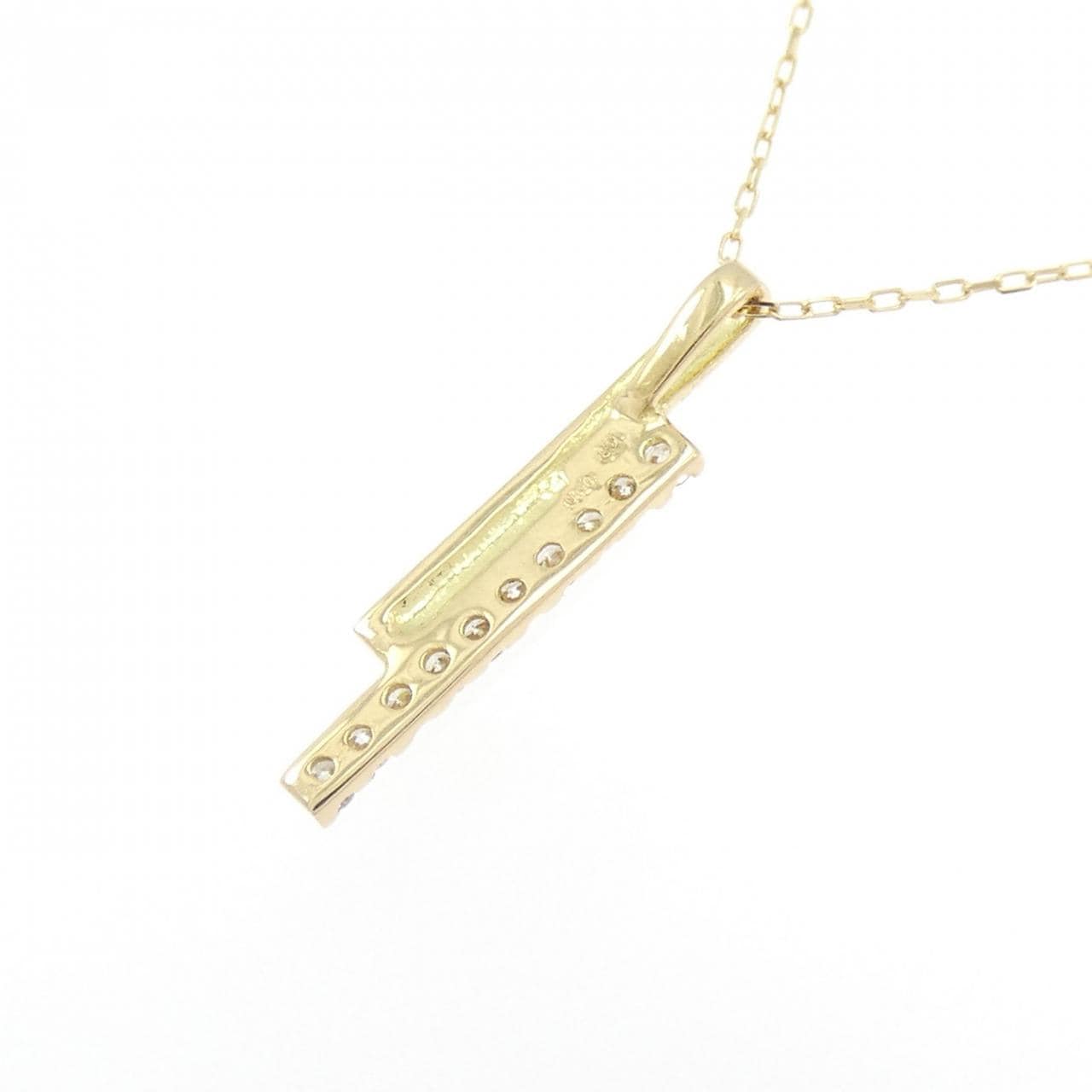 K18YG ダイヤモンド ネックレス 0.10CT