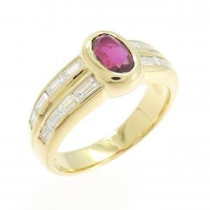 750YG ルビー リング