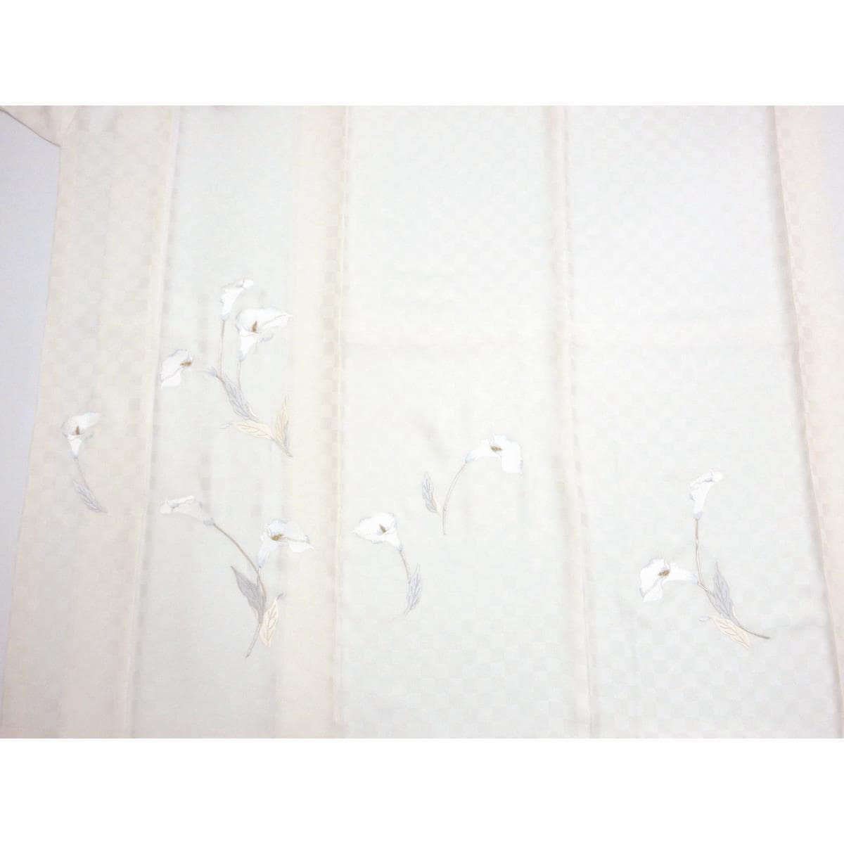 【新品】訪問着　刺繍加工