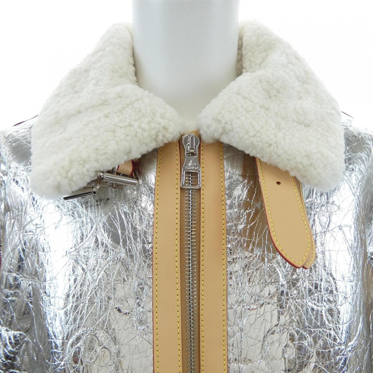 ルイヴィトン LOUIS VUITTON モノグラムミラーシアリングジャケット HLL81EFI7 レザージャケット