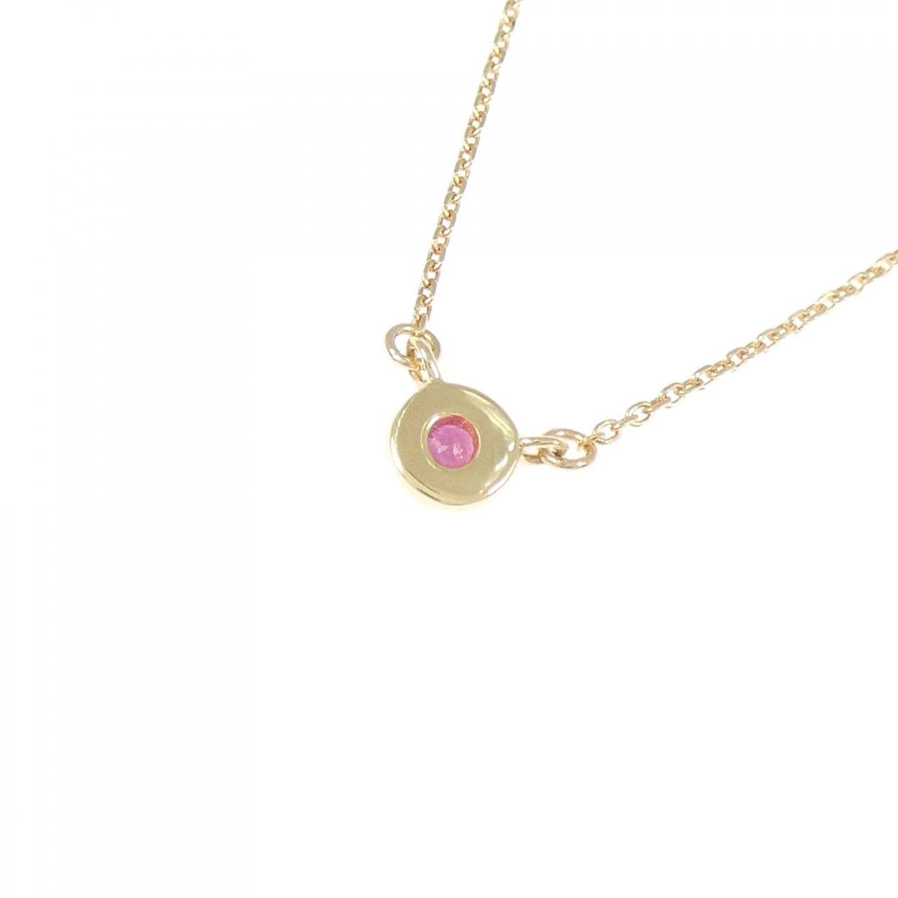 4゜C ルビー ネックレス