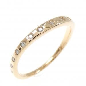 K18PG ダイヤモンド リング 0.12CT
