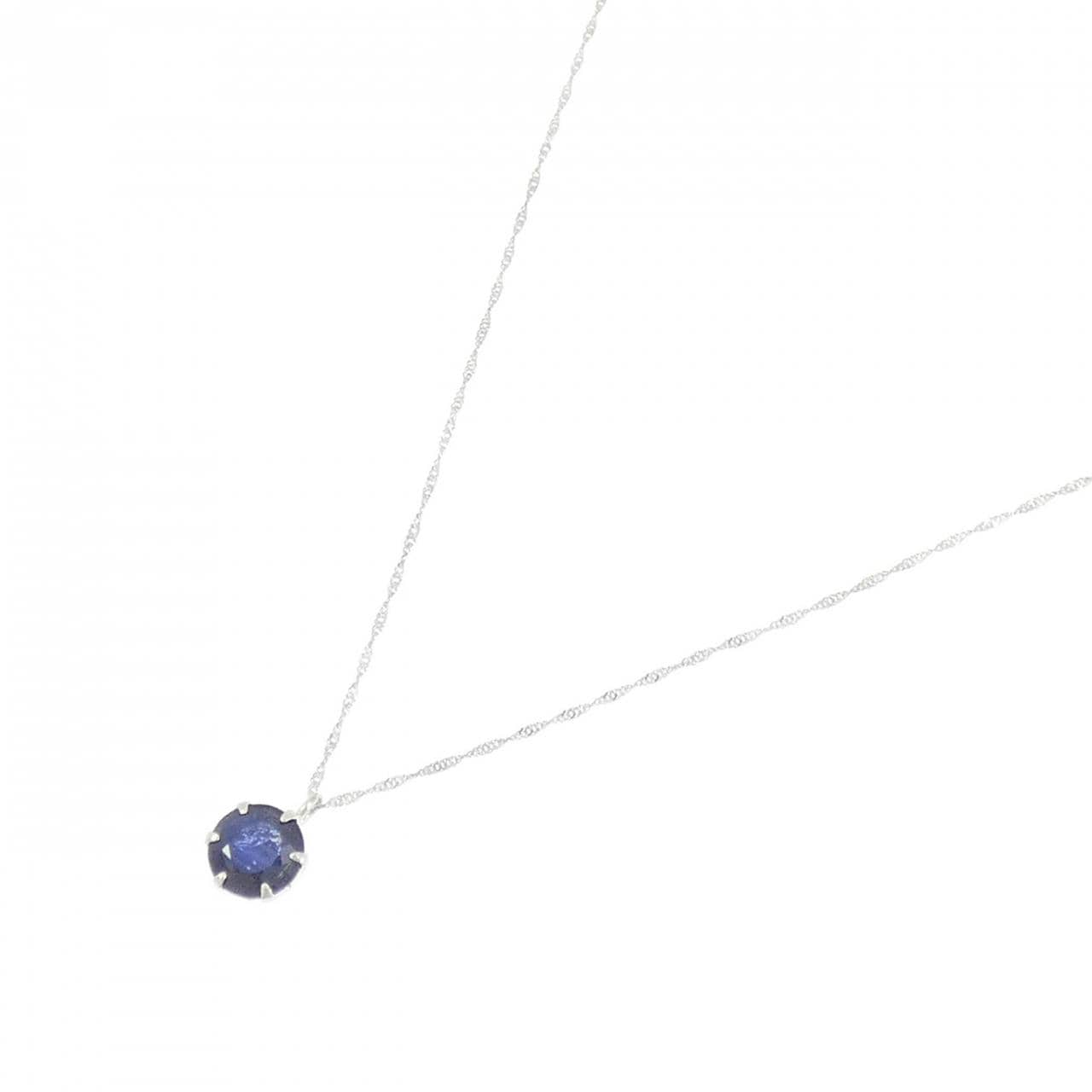 PT1000/PT850 サファイヤ ネックレス 1.0CT