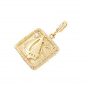 K18YG ダイヤモンド ペンダント 0.03CT