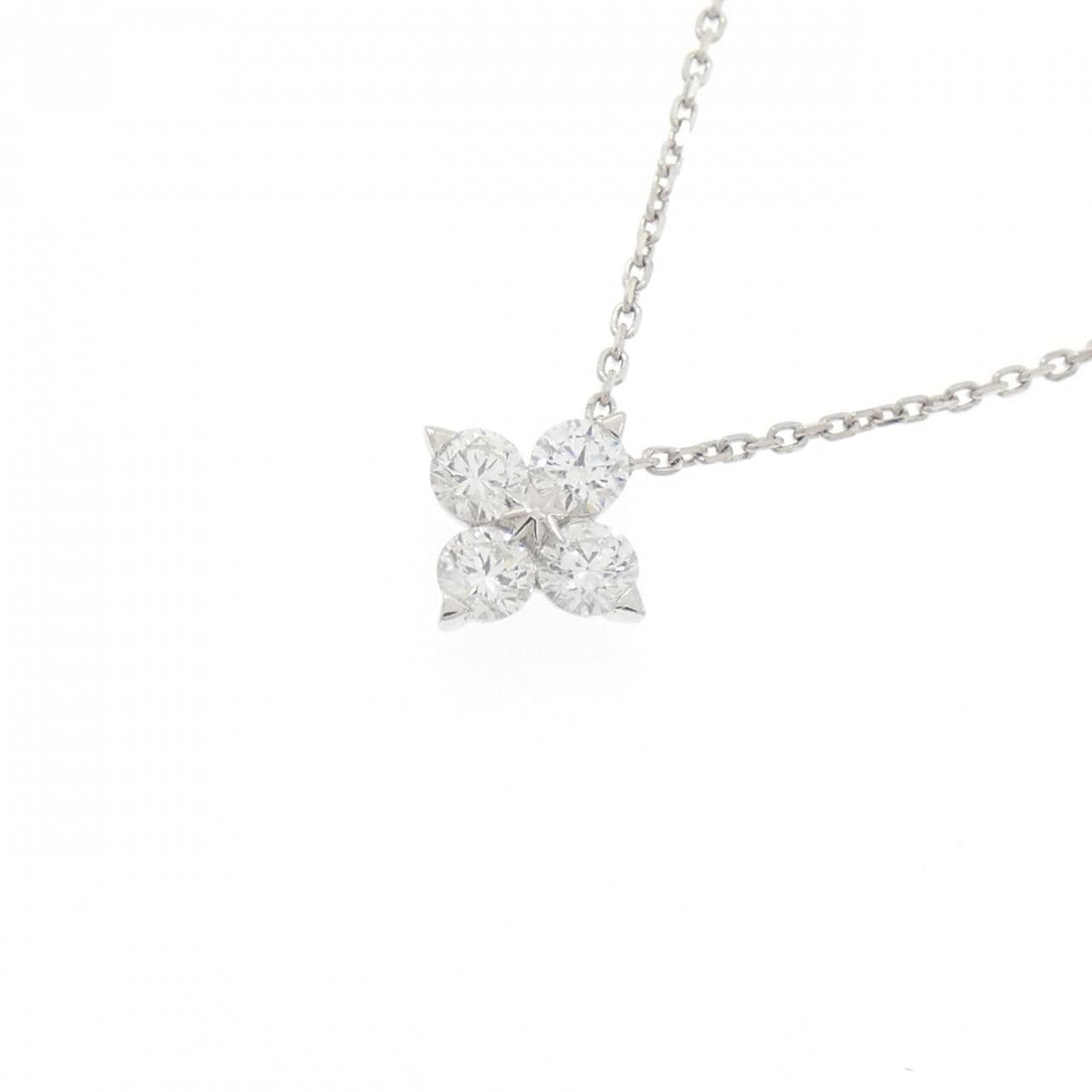 スタージュエリー フラワー ダイヤモンド ネックレス 0.25CT