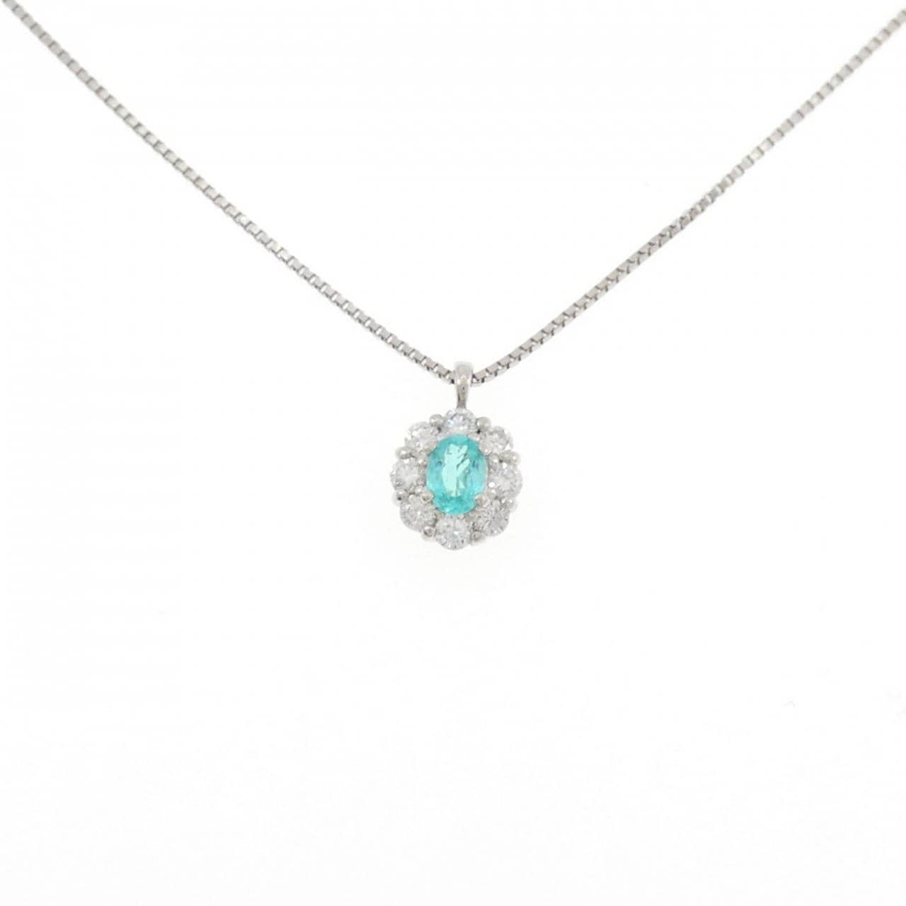 コメ兵｜PT900/PT850 パライバトルマリン ネックレス 0.288CT