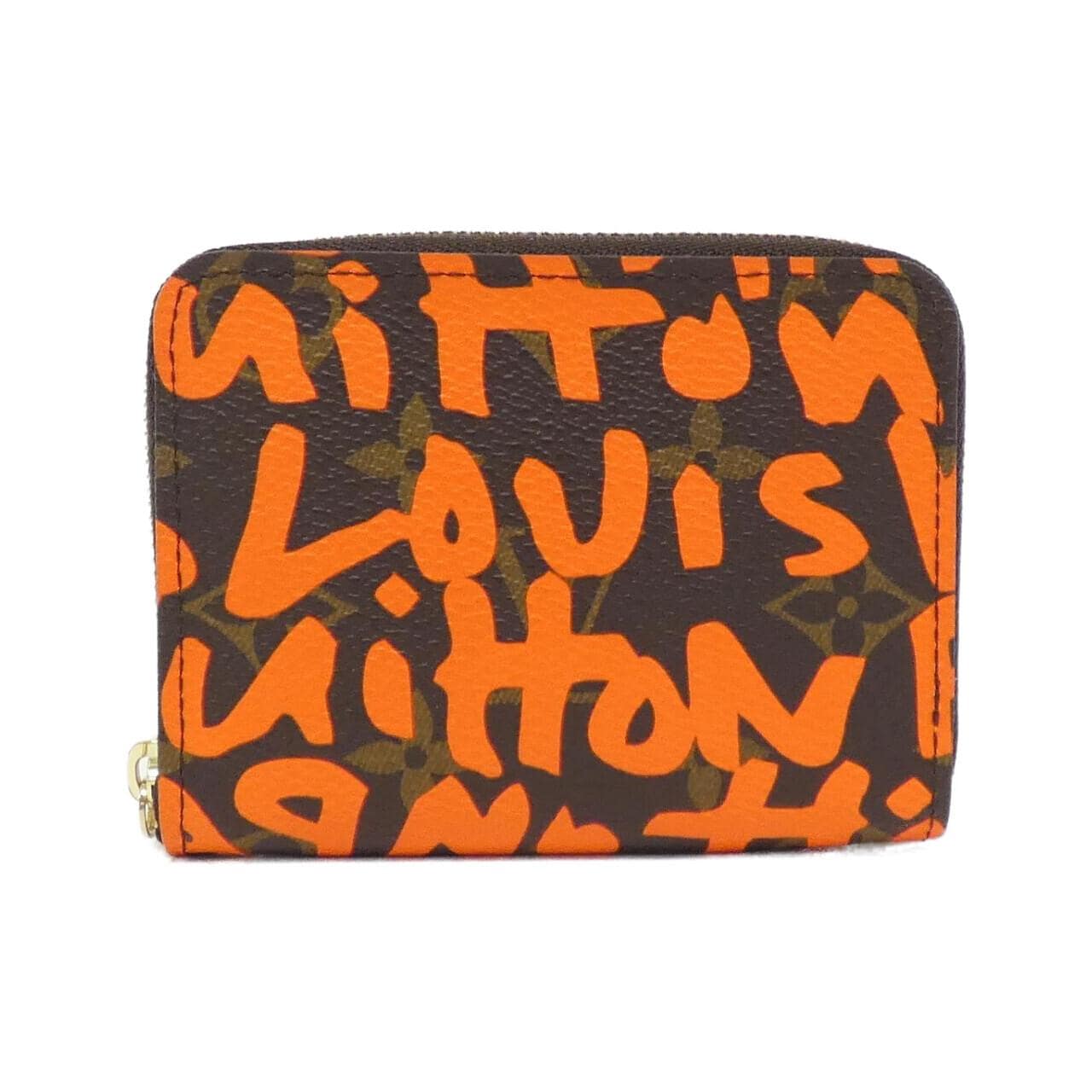LOUIS VUITTON Monogram涂鸦 (Steven Sprouse)拉链零钱包 M93708 INCASE