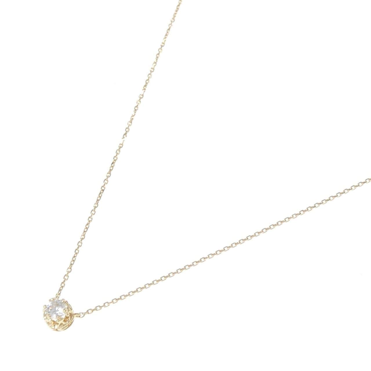 K18YG ダイヤモンド ネックレス 0.20CT