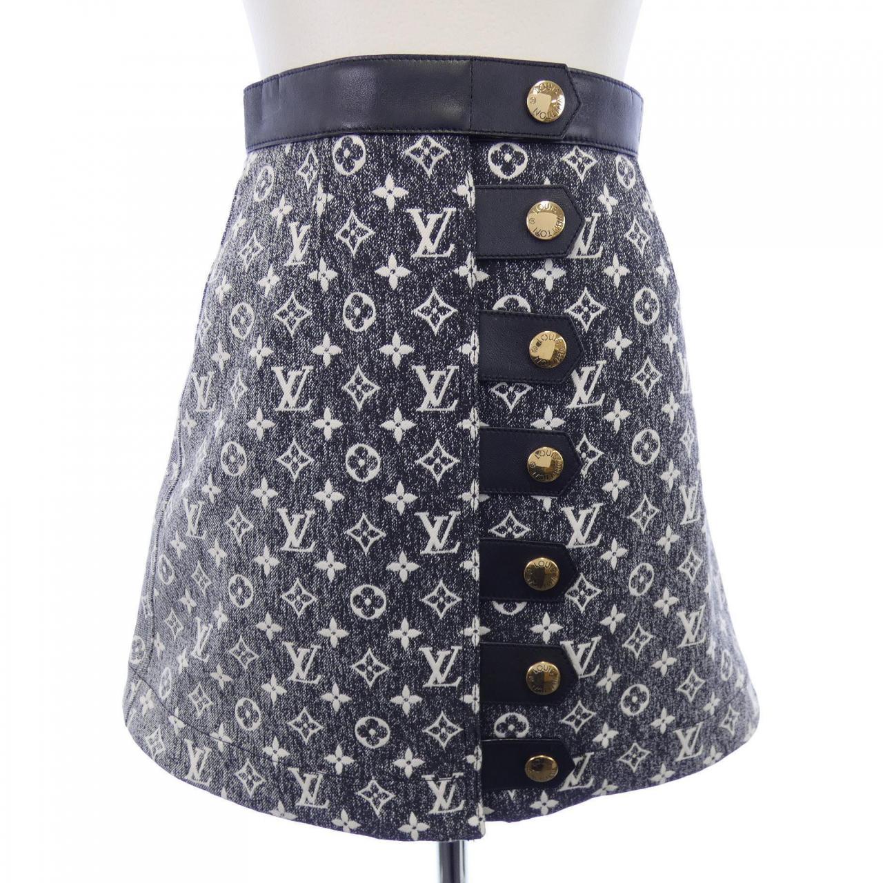 ルイヴィトン LOUIS VUITTON モノグラムデニムボタンタブスカート FOSK25KJ2 スカート