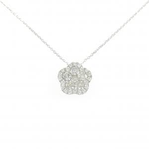PT950/PT850 フラワー ダイヤモンド ネックレス 1.00CT