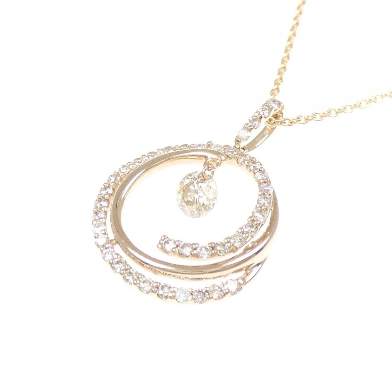 K18PG ダイヤモンド ネックレス 0.50CT