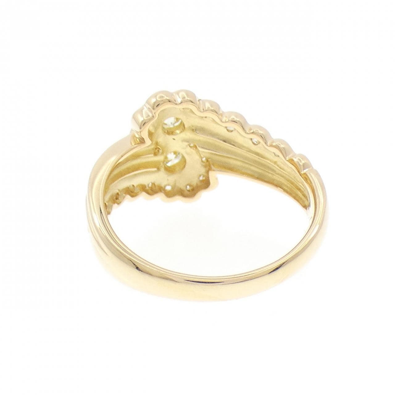 K18YG ダイヤモンド リング 0.293CT