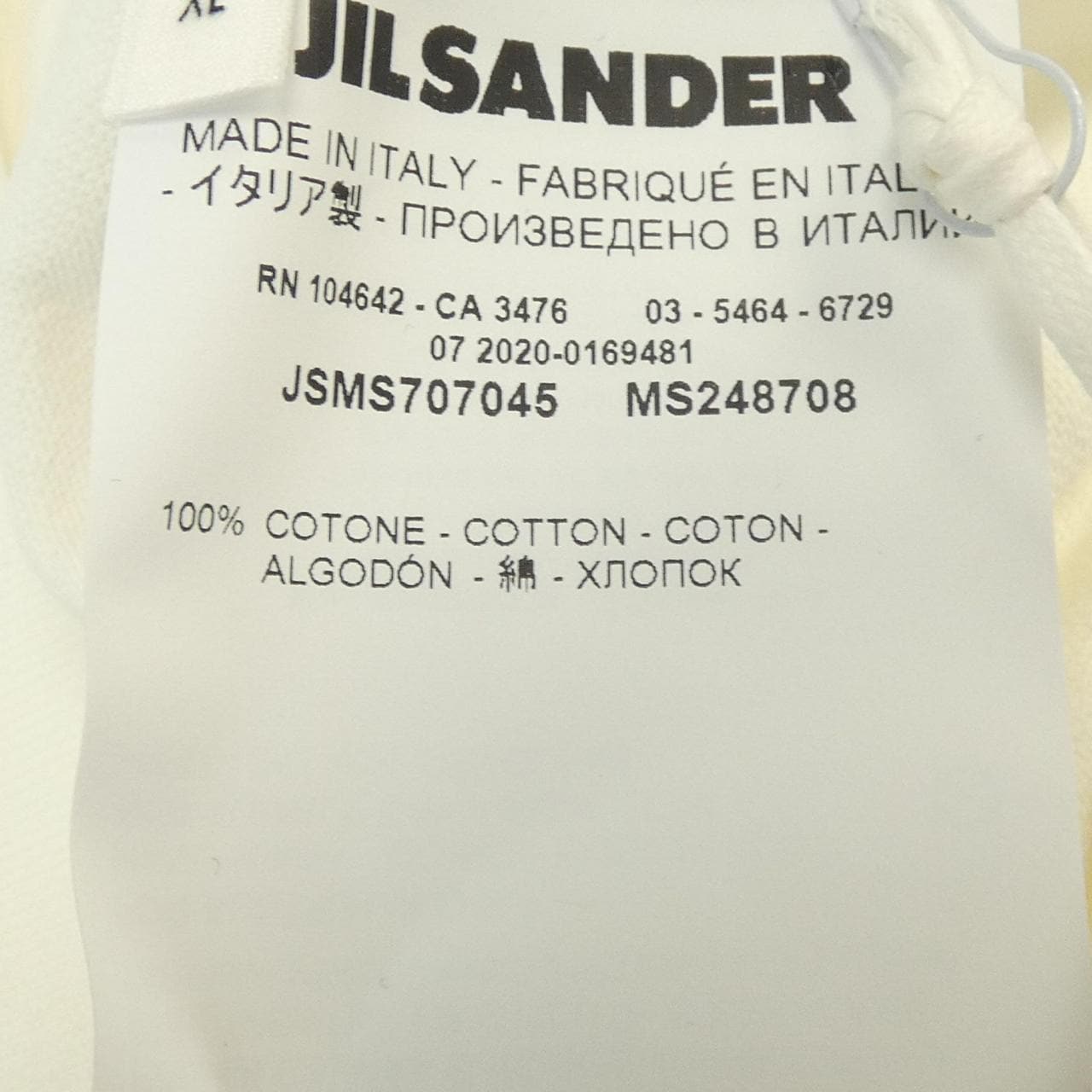 ジルサンダー JIL SANDER JSMS707045　MS248708 Tシャツ