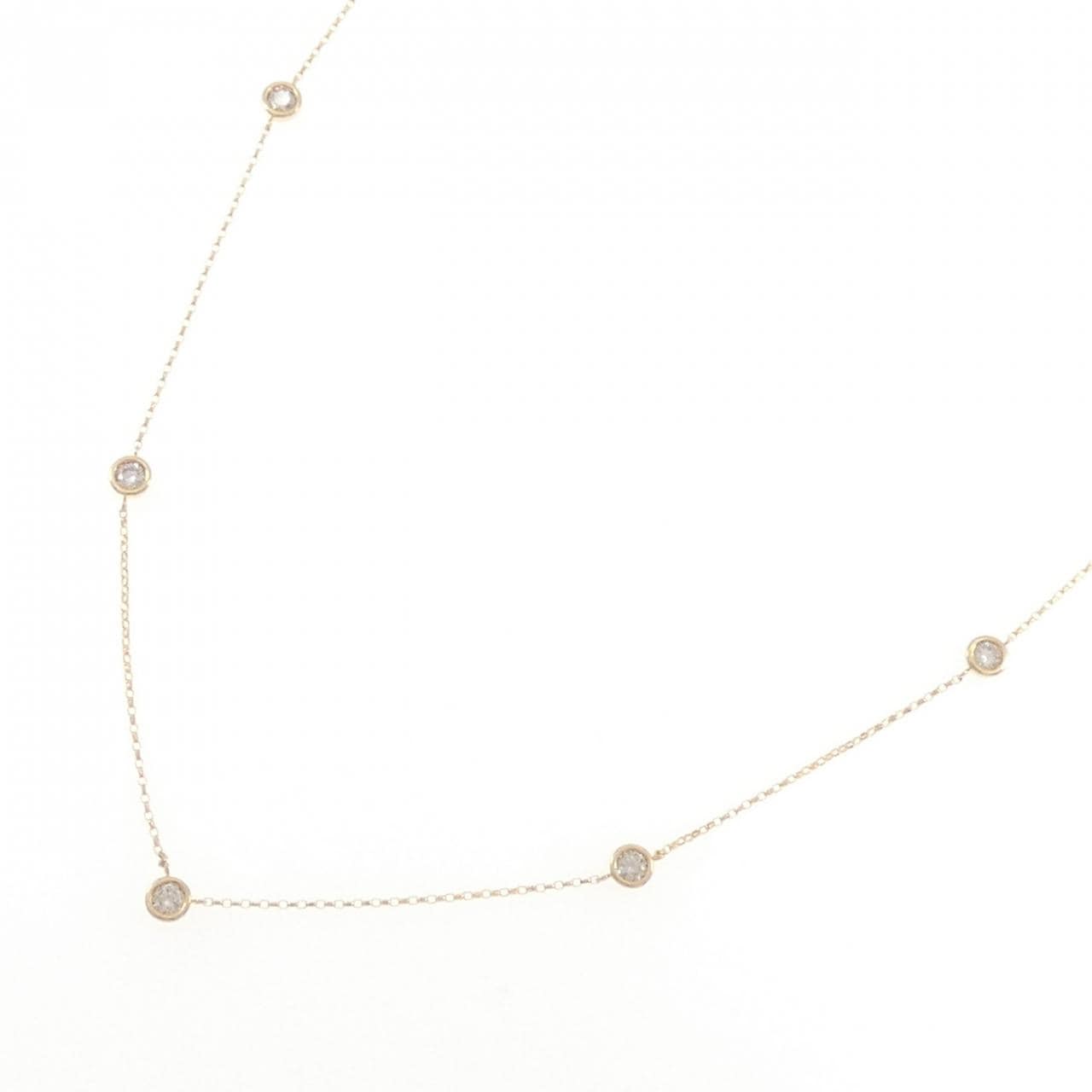 K18YG ダイヤモンド ネックレス 0.50CT