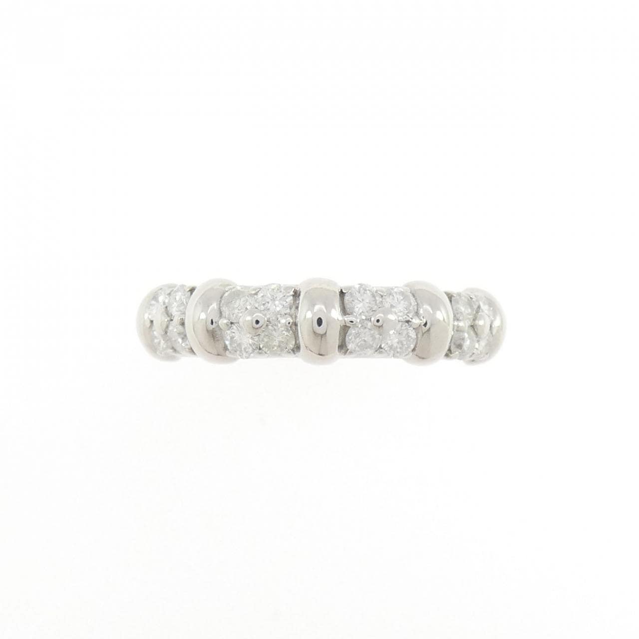 PT900 フラワー ダイヤモンド リング 0.50CT