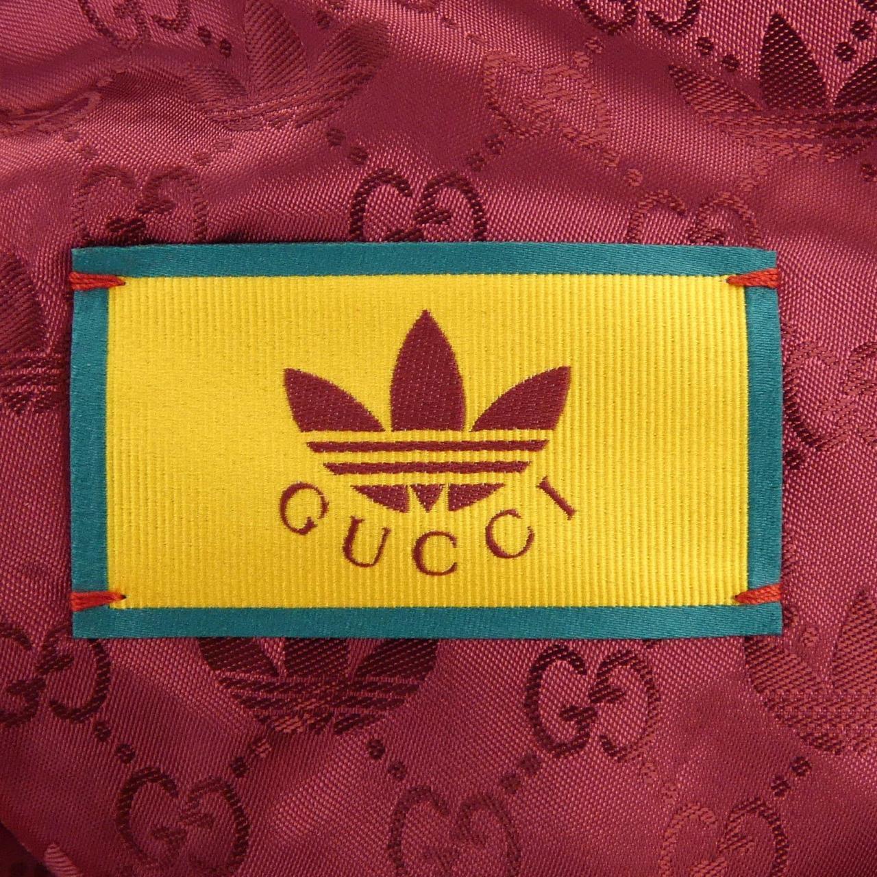 グッチ GUCCI ADIDAS 707683 ZAKQN ノーカラージャケット