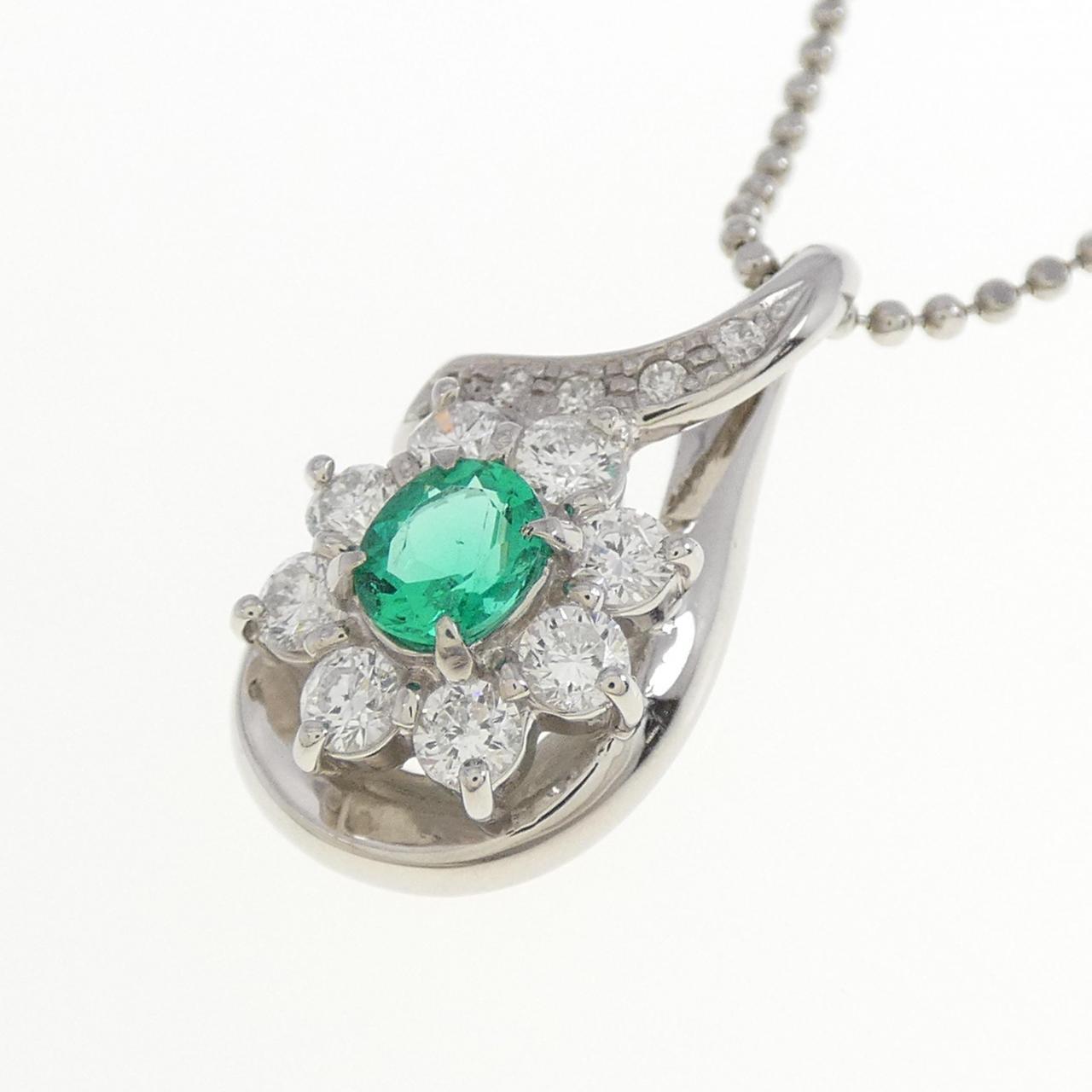 KOMEHYO|PT Emerald Necklace 0.31CT|Jewelry|Necklace|[Official ...