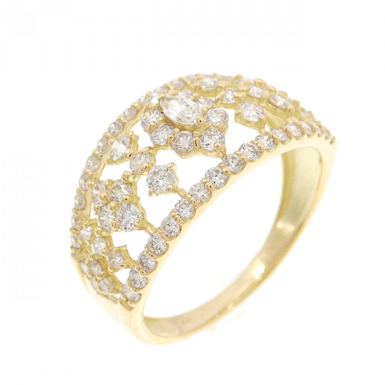 【新品】K18YG ダイヤモンド リング 1.00CT