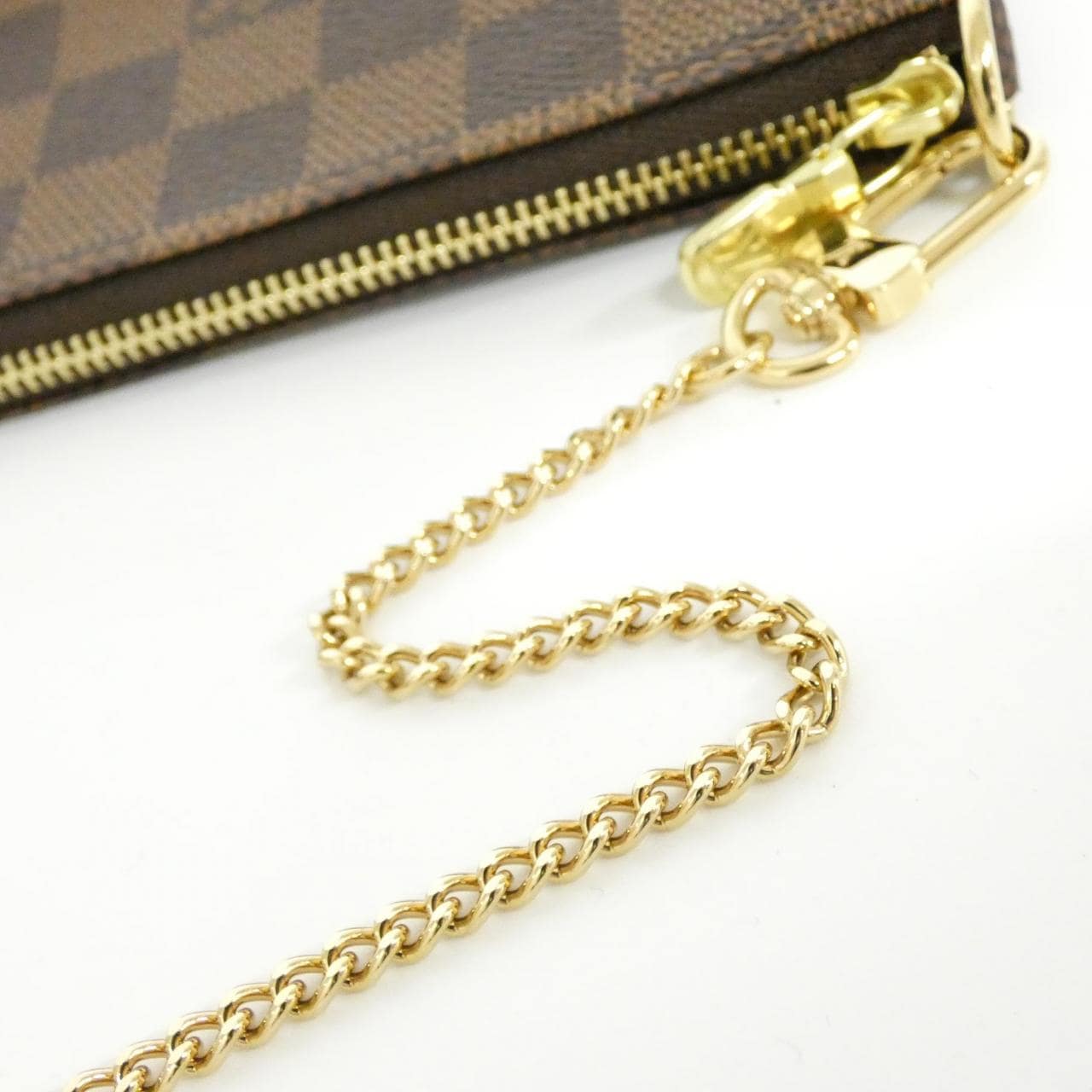 ルイヴィトン ダミエ ミニ ポシェット アクセソワール N58009 アクセサリーポーチ