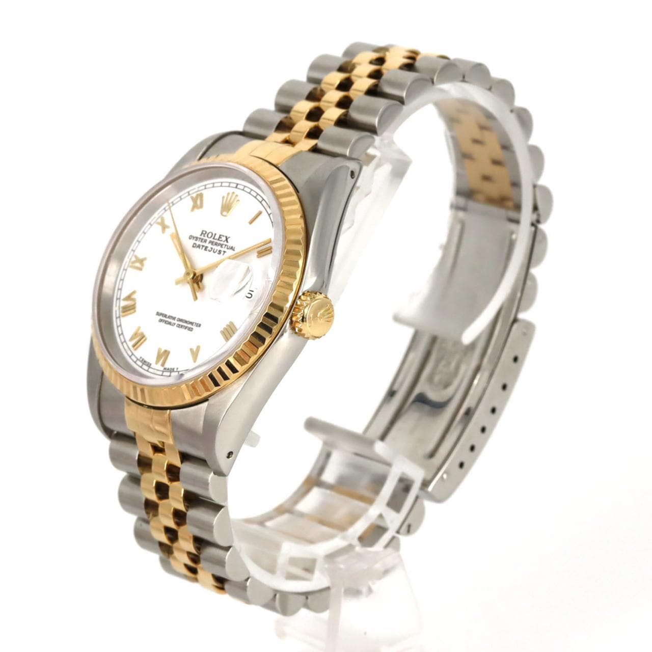 ロレックス デイトジャスト 16233 SSxYG 自動巻 X番