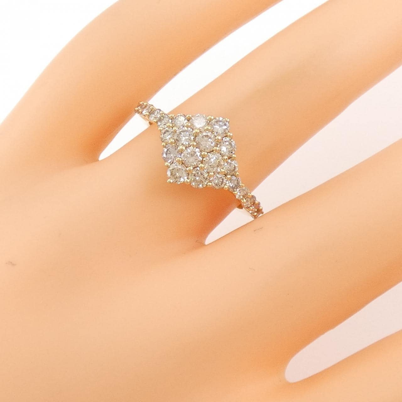 K18YG ダイヤモンド リング 1.00CT