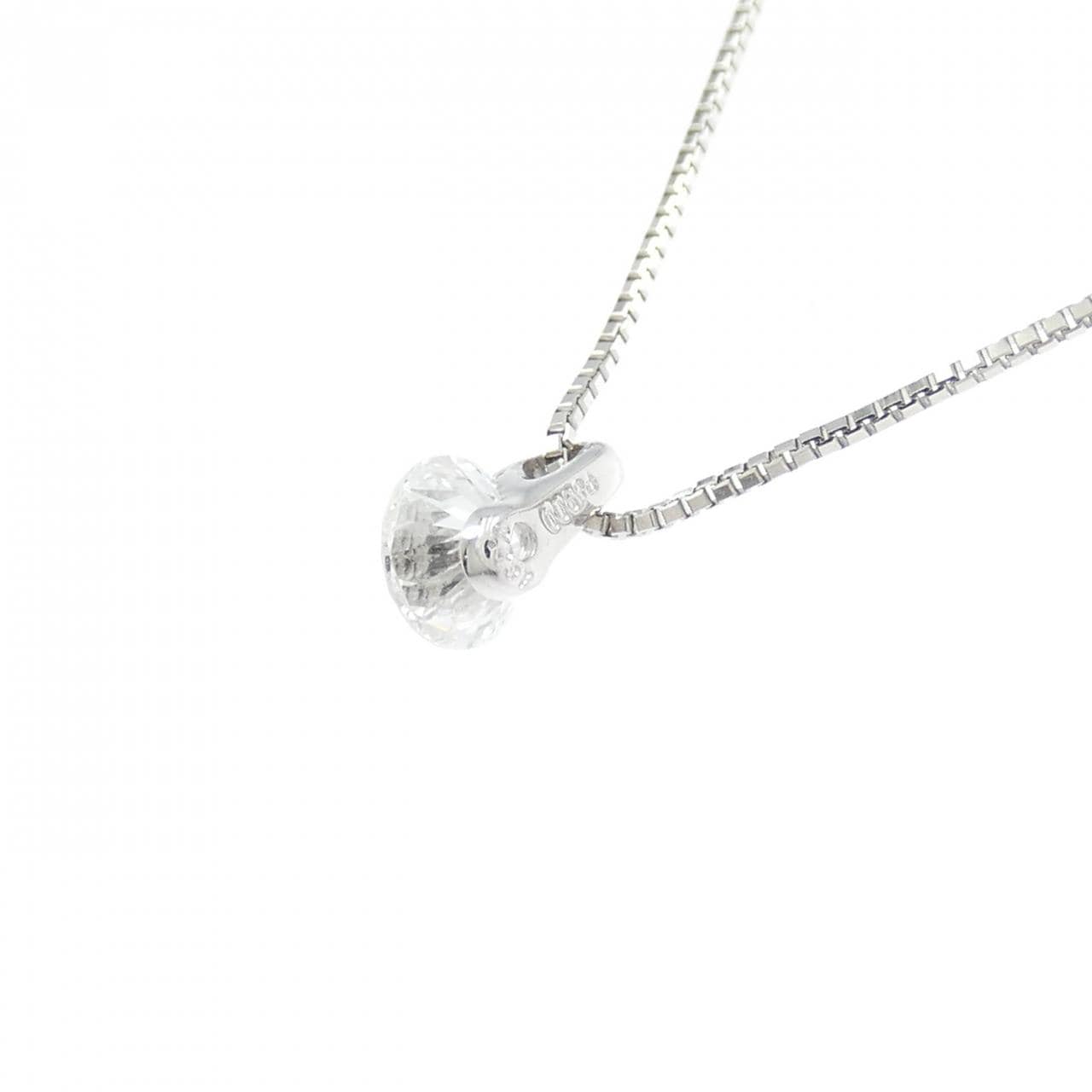 PT900/PT850 ソリティア ダイヤモンド ネックレス 0.231CT