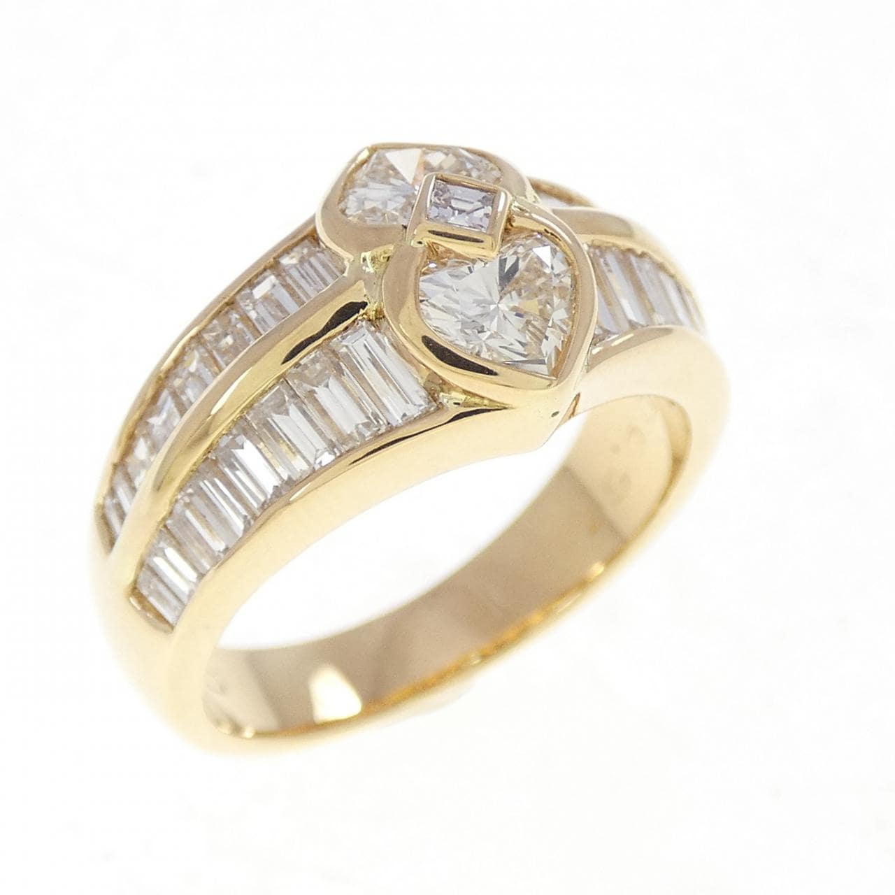 K18YG ダイヤモンド リング 0.57CT