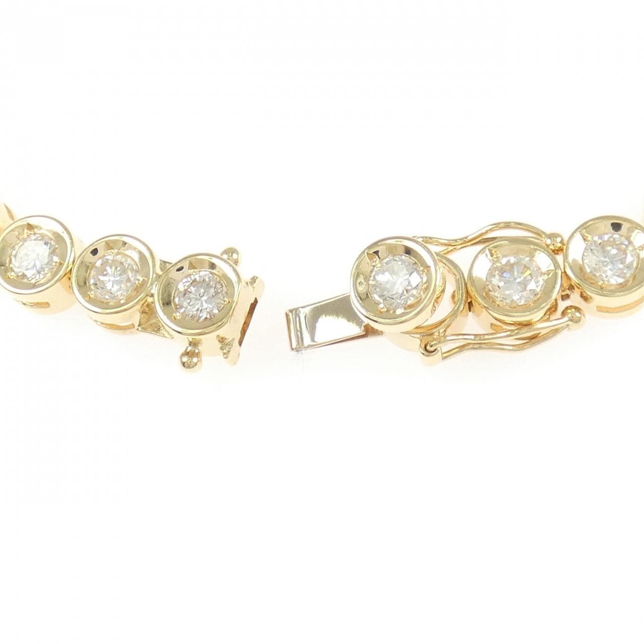 K18YG ダイヤモンド ブレスレット 5.00CT
