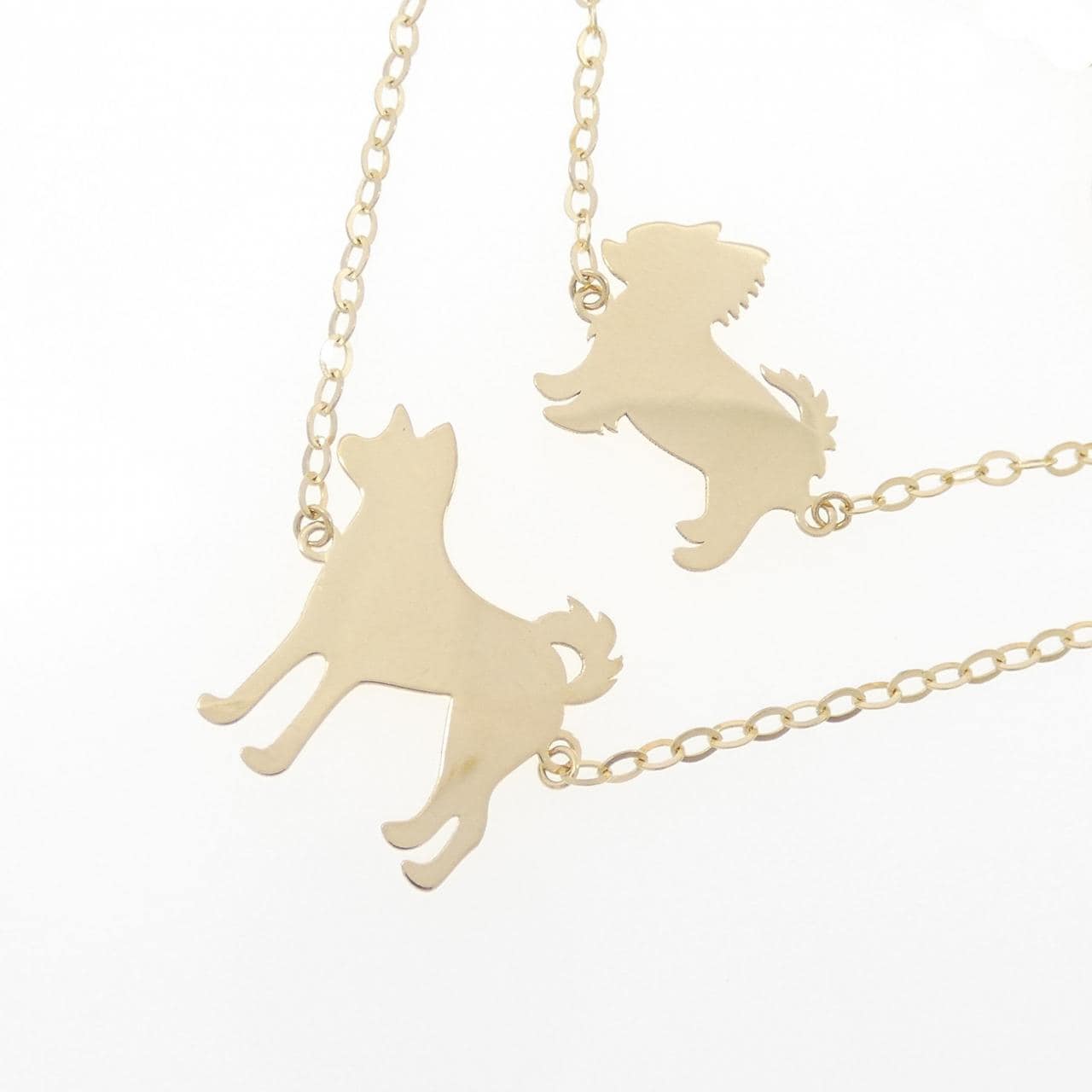 K18YG Dog Necklace