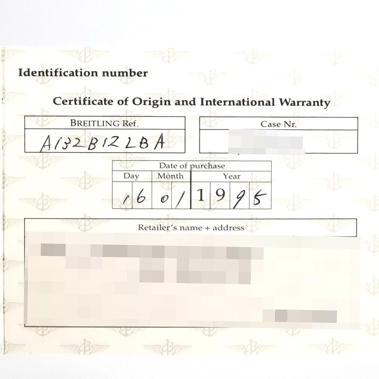 ブライトリング オールドナビタイマー A13022 SS 自動巻