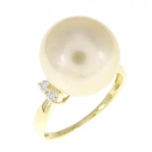 White Butterfly Pearl ring