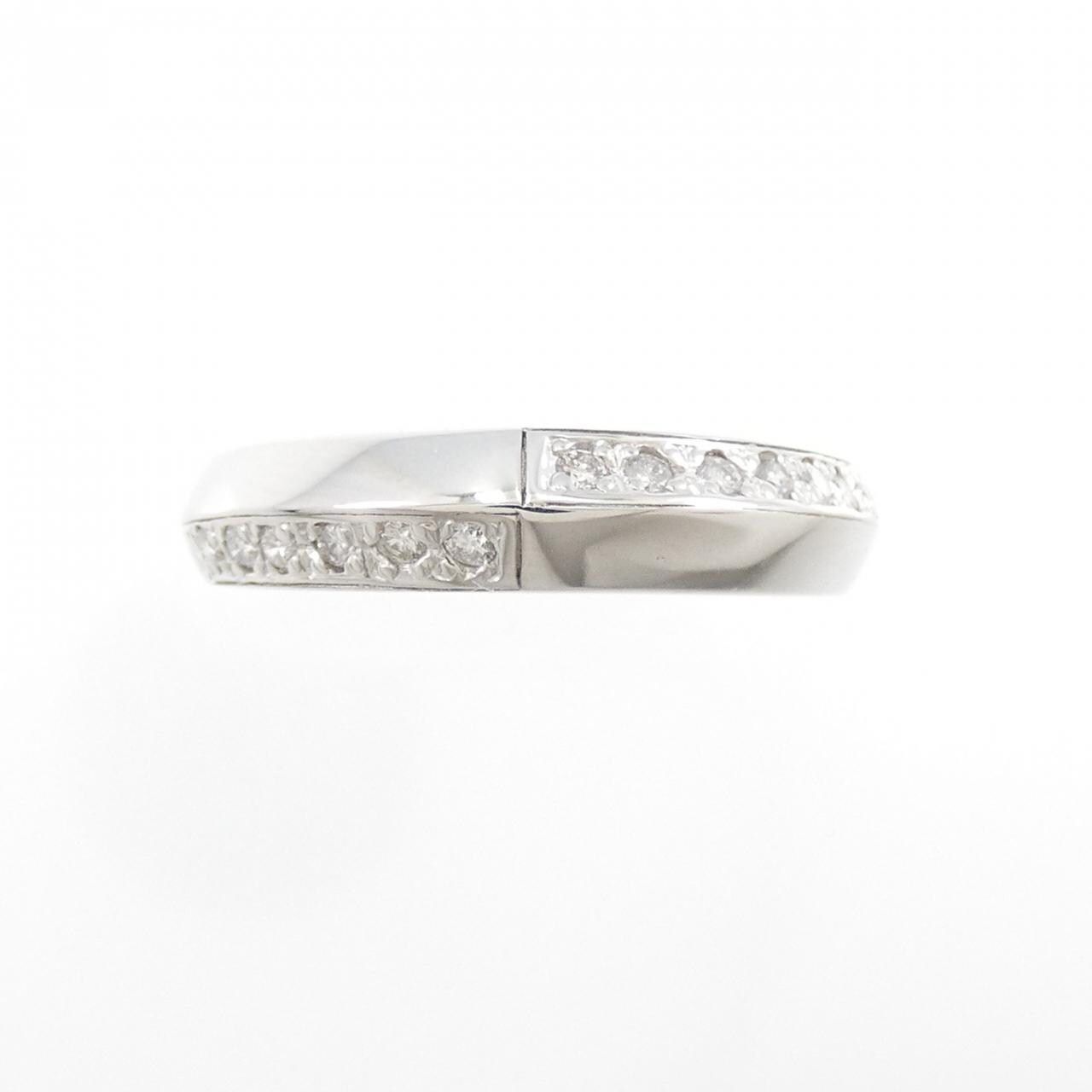 K18WG ダイヤモンド リング 0.14CT